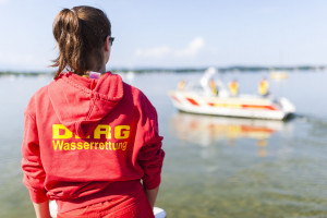 Wasserretter der DLRG am Starnberger See