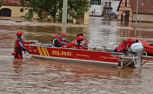 Hochwassereinsatz für die DLRG nach Starkregen am 9. und 10. Juli 2021