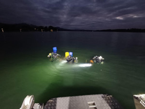 Nächtliche Suche im Chiemsee