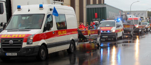 Zahlreiche Rettungskräfte beteiligt. 