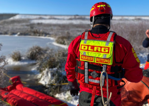 Auch im Winter alarmbereit: Die ehrenamtlichen Retter der DLRG Bayern 