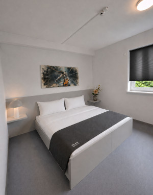 Ansprechende Zimmer für Gäste und Referenten